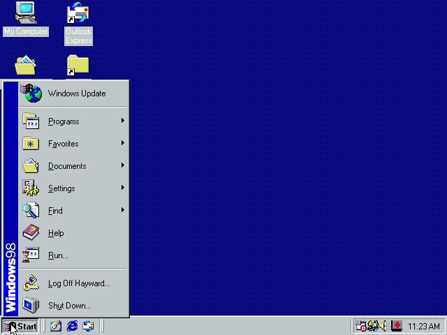 Opened Start Menu